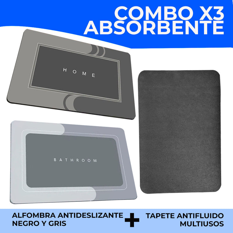 Alfombra de Baño Antideslizante Premium - Compra 1 y llévate 3 de egalo